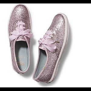 Kate Spade x Keds Pink Glitter Shoes